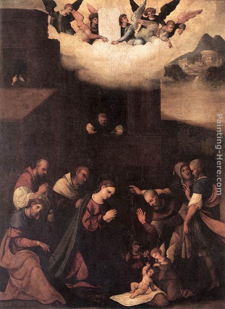 Ludovico Mazzolino Adoration of the Shepherds